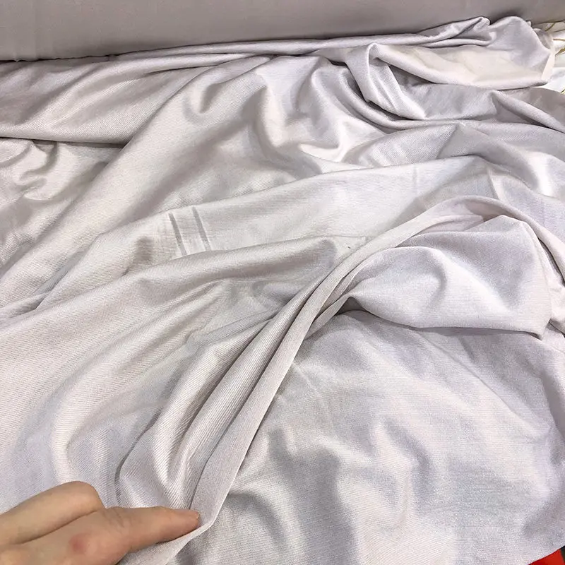 Silk Stretch Silk Fabric Shirt Dress Fabric Solid Color