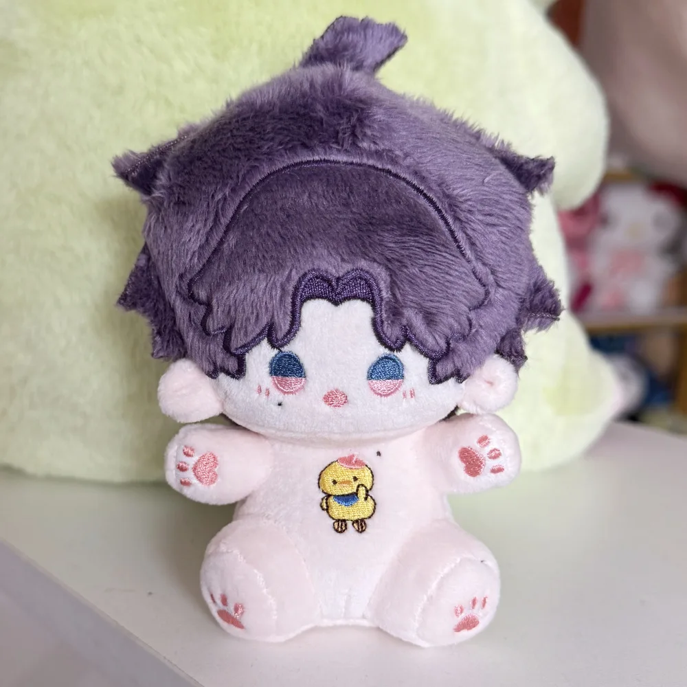 Love and DeepSpace Qi Yu 10cm Sitting Pose Small Fish Biscuit Cute Plush Doll Keychain Pendant Gift