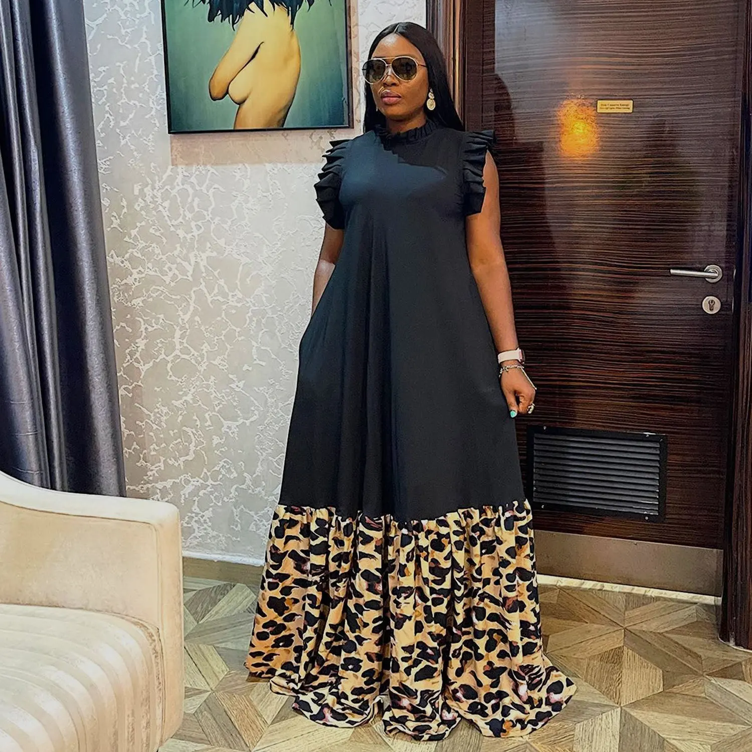 Elegant African Dresses for Women 2022 Dashiki Autumn Spring Maxi Dress  Ladies Traditional African Clothing - AliExpress 200000532