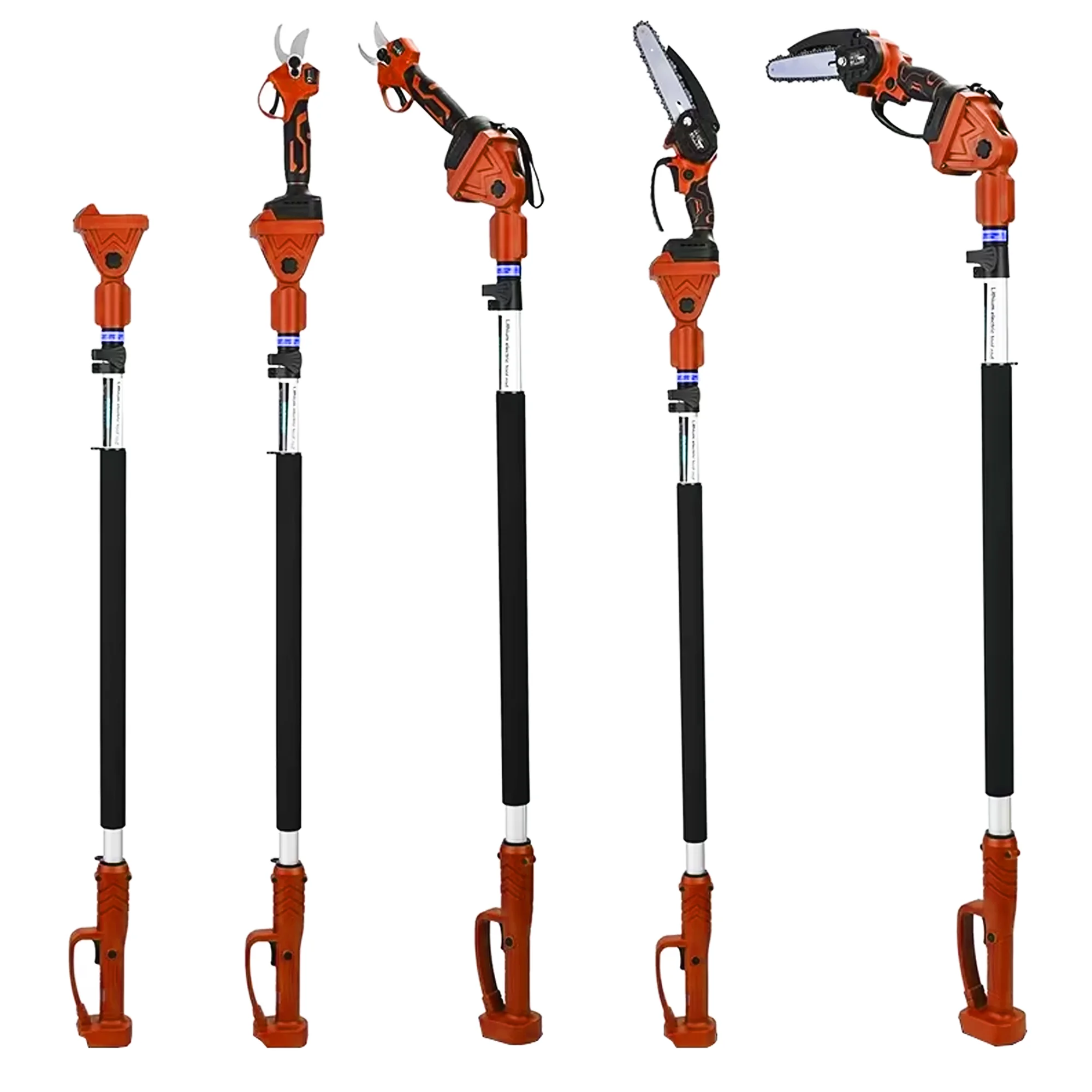 

Gardener DIY Electric 21V Lithium 4.0AH Battery Powered Pruning Saw Telescopic Long Pole Chainsaw Garden Pruning Shears 25-30mm