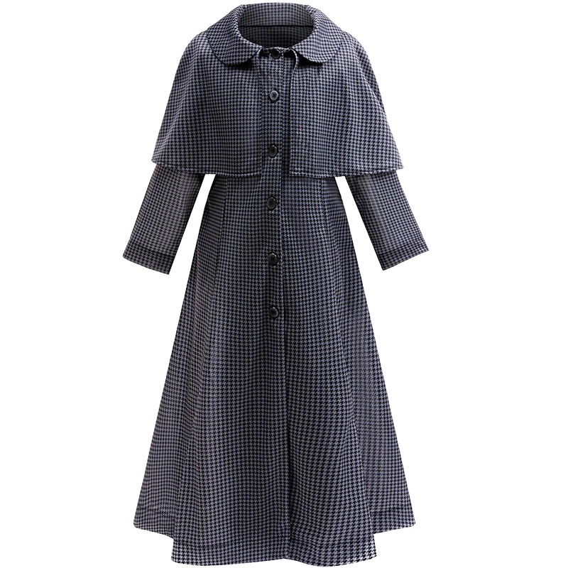 

Teens Black Family Dress Girls Gothic Long Sleeve Plaid Dress For Kids Halloween Cosplay Costume Themed Party Birthday Outfits