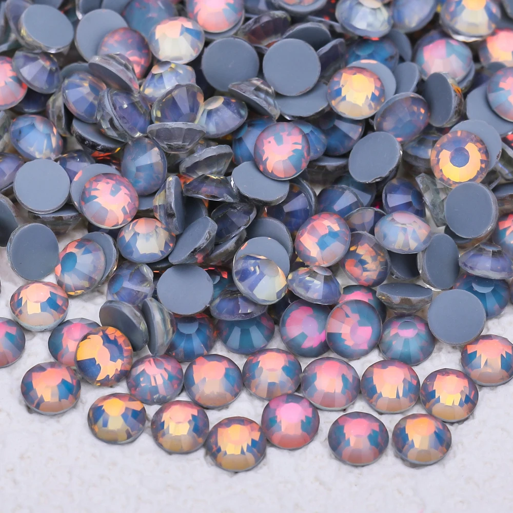 VC  Mocha Opal Rhinestones Glass Crystal Flatback Diamond Strass Stones Glitter For Nail Art DIY Accessories Crafts Decoration