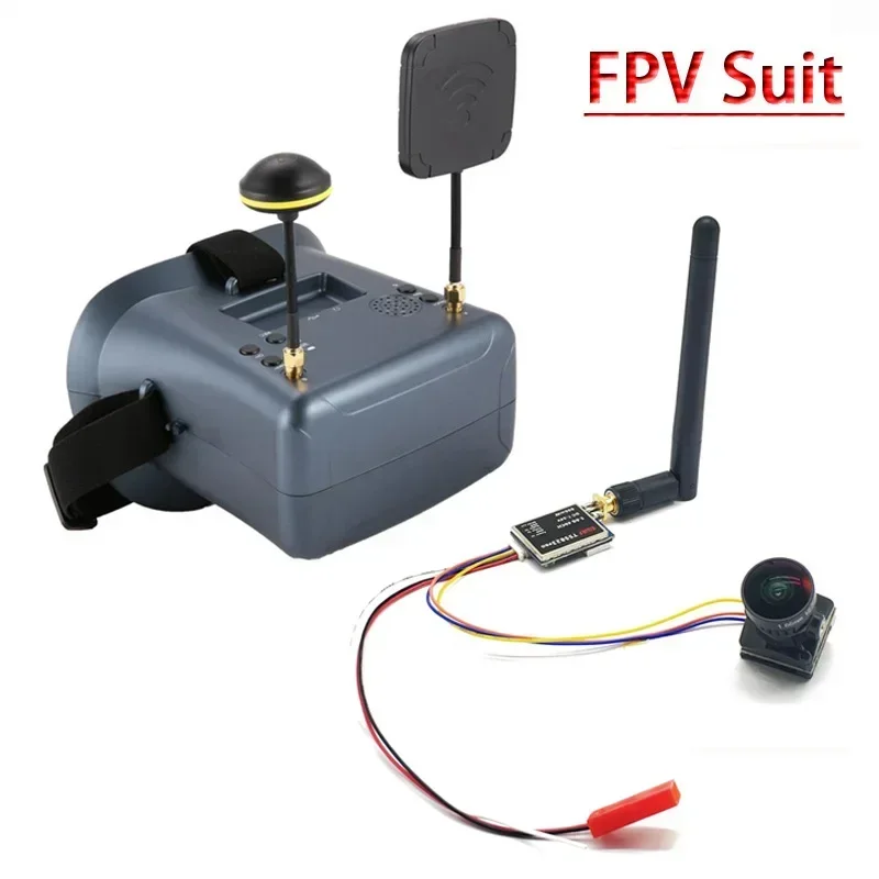 5.8G FPV Googles VR Glasses High Quality 40CH with 2000mA Battery with 1/1.8'' Starlight HDR OSD 1.66mm Lens 1200TVL Fpv