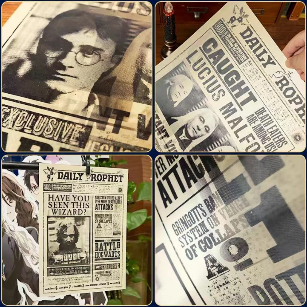 Genuine Harry Potter Raster Poster The Daily Prophet Sirius Black List As Wanted Multi Scene Gradient Posters Christmas Presents