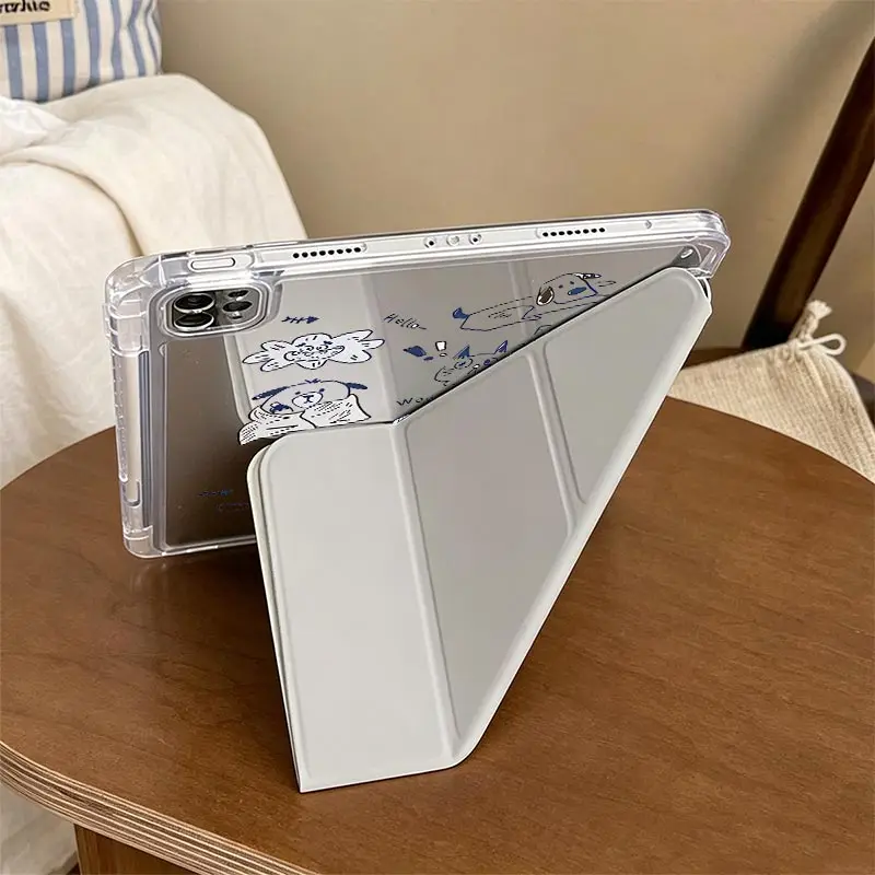 3+Y Multi-Angle Stand Cover For IPad Mini6 8.3 Air3 10.5 Pro11 iPad 10.2 7/8/9 4/5th 10.9 10th iPad A16 2025 11th Air11/13 4