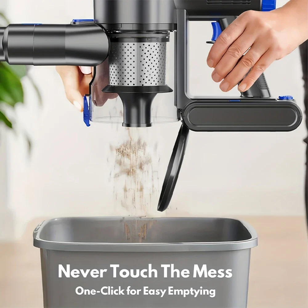 مكنسة كهربائية متعددة الوظائف لإزالة العث الرطبة والجافة مع فرشاة مياه ومكنسة كهربائية لفرشاة الحيوانات الأليفة