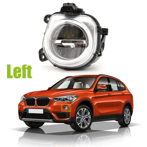 LED Fog Light For BMW X3 F25 X4 F26 X5 F15 X6 F16 2014‑2016 Front Bumper Driving Fog Lamp OE 63177317251 63177317252 Left Right