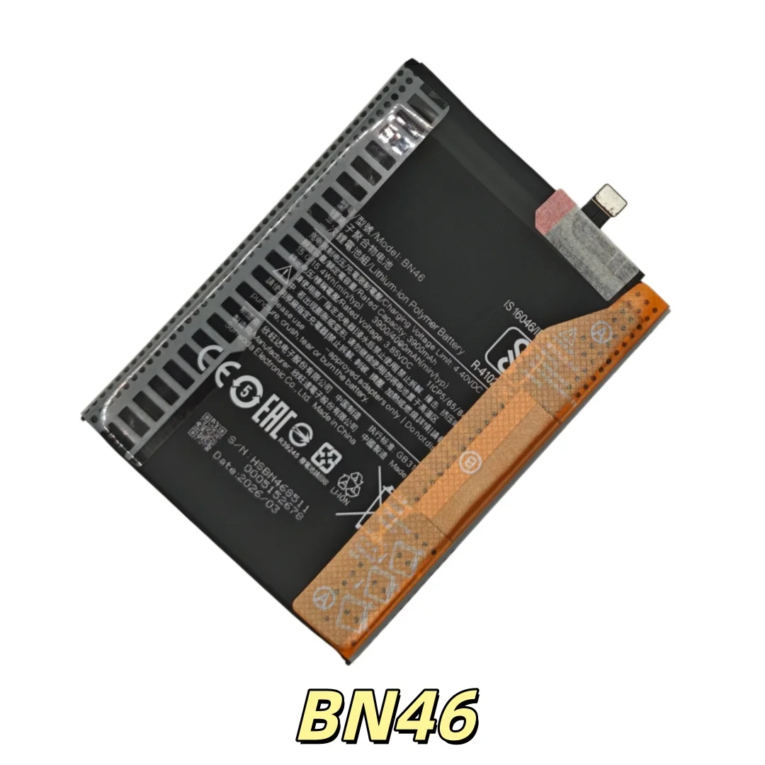 Replacement 4000mAh BN46 Battery For Xiaomi Redmi 7 Note8 Note 8 8T Phone Battery Bateria Batterie+Free Tools view 3