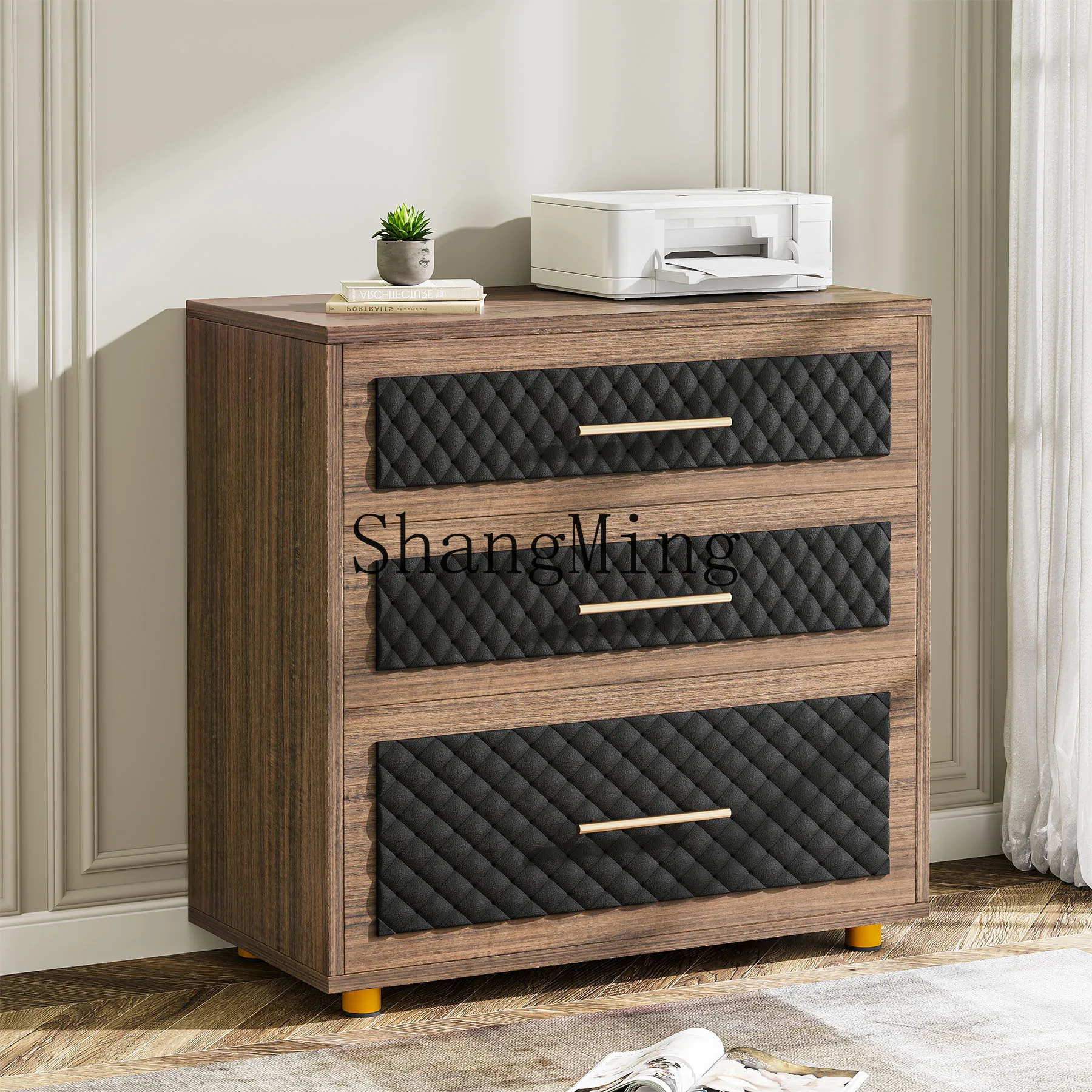 SM New File Cabinet Under Desk Office Drawer Simple Layered Storage Shelf File Cabinet