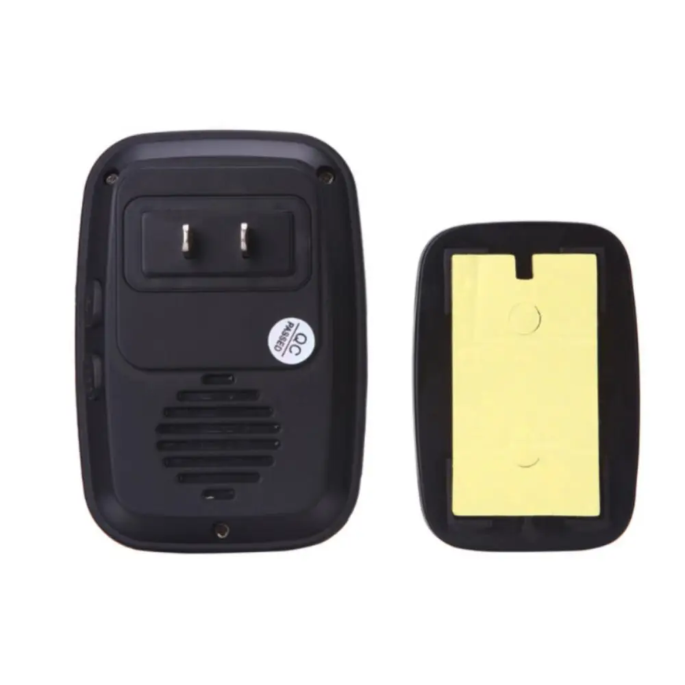 1/2PCS Wireless Doorbell Battery included, Waterproof Remote with Power Plug Smart Door Bell 1 Button to 2 Receivers