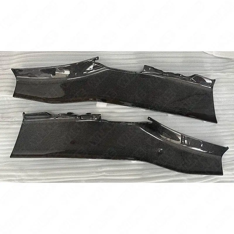 Real Carbon Fiber Inner Door Armrest Panel Replace for Ferrari 458 Italia Spider 2010-2015