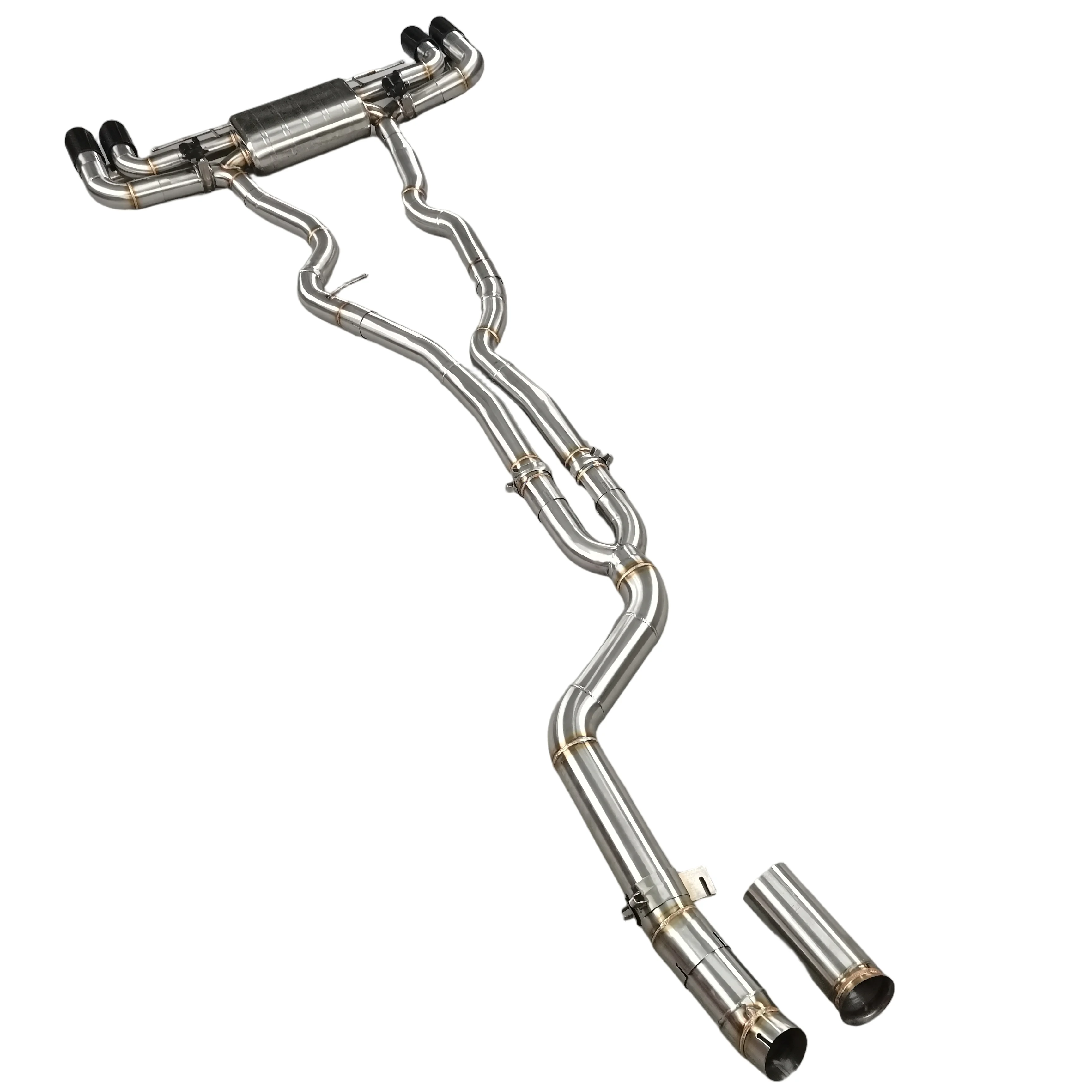 Valved Exhaust System for M240 M240i G42 B58 3.0T 2017-2024 Valvetronic Exhaust Pipes with Valve Remote Control