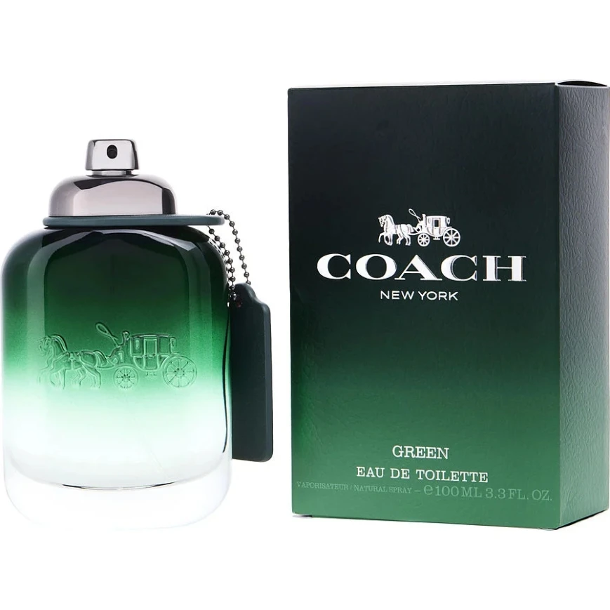 Coach GREEN Metropolitan Eau de Toilette EDT 90ml Fresh and Pleasant Long Lasting Fragrance Fragrance