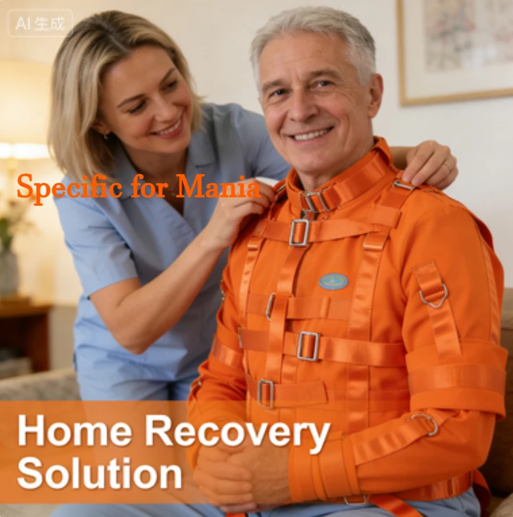 Metal Buckle Autistic Patient Detoxification Restraint Adult Restraint Clothing Mania Anti-agitation Restraint Anti-beating