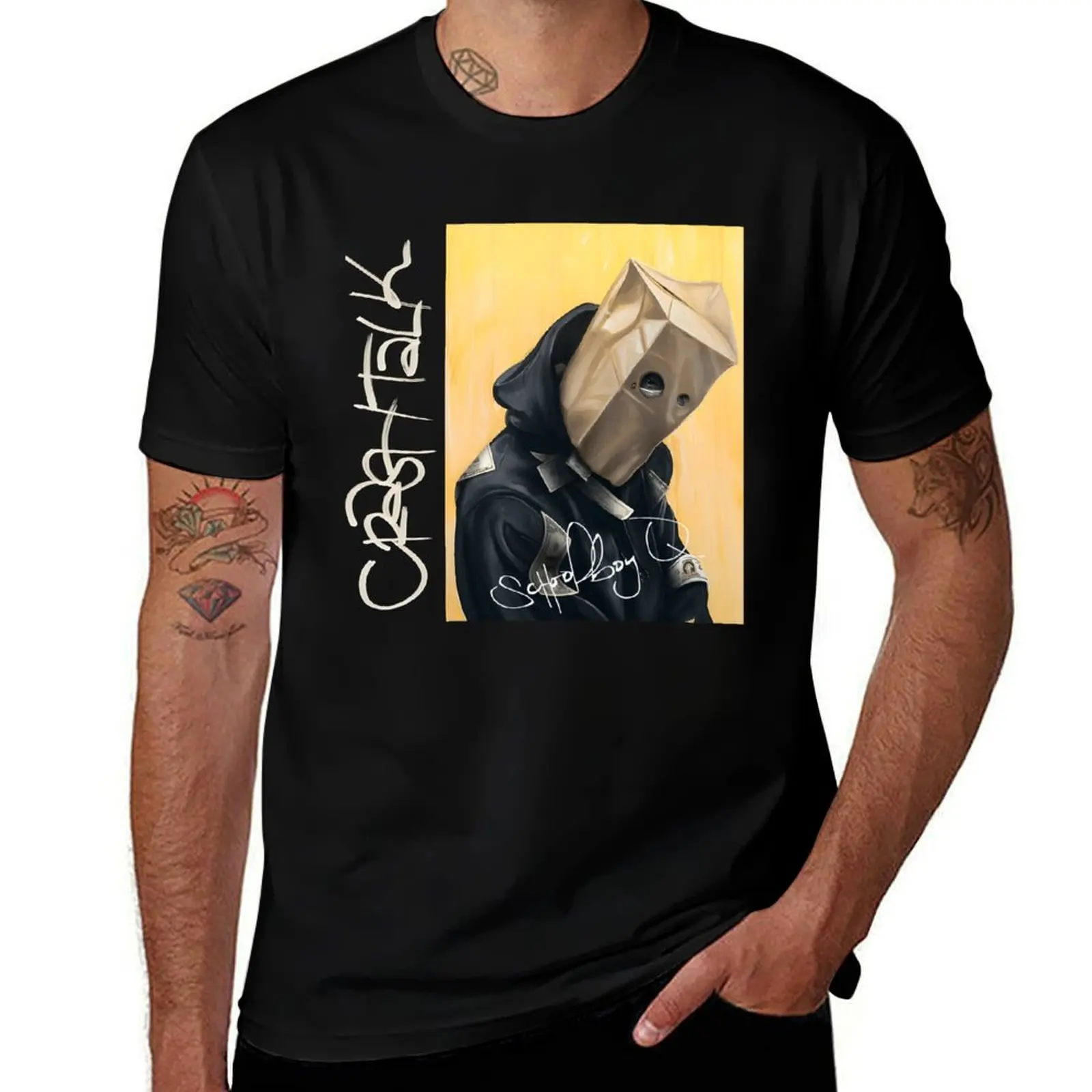 CrasH Talk Album T-Shirt Relaxed Fit Casual Short Sleeve Top T-Shirt