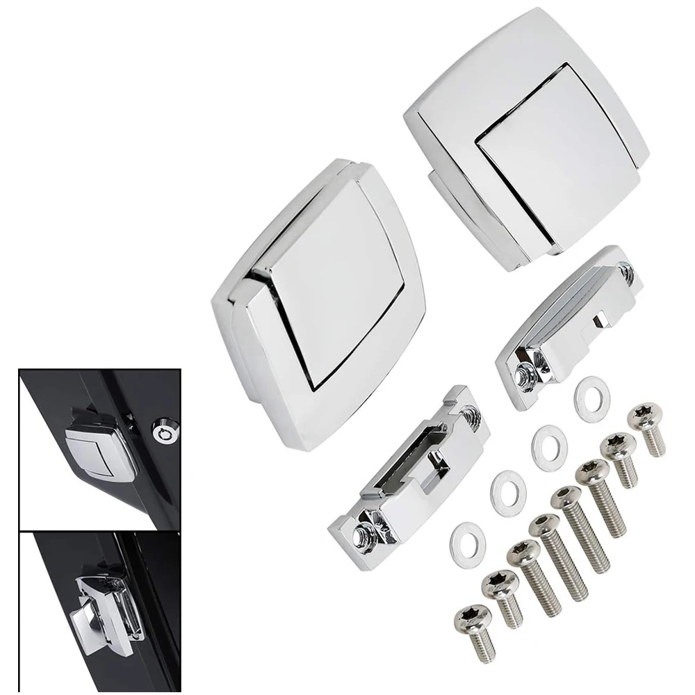 

Motorcycle Razor King Trunk Latches For Harley Tour Pak Touring Road Electra Glide Ultra FLHX FLTR 1980-2013 Car Accessories