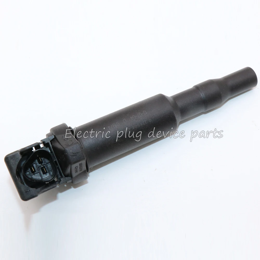 0221504464 Ignition Coil With Connector Boot for BMW 320i 325Ci 330i 525i 530i 550i 745Li 760i 0221504470 12138616153
