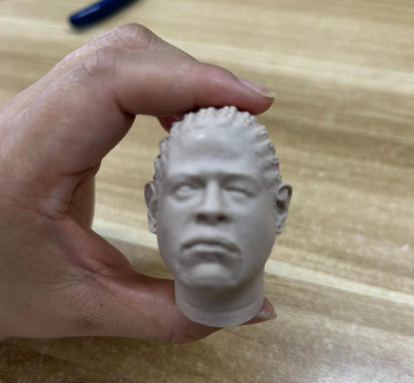 1:6 Cast Resin Figure Puzzle Kit Figure Head Forest Whitaker Unpainted Sculpted Model (50mm)