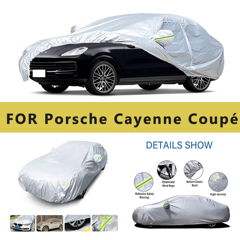 

For Porsche Cayenne Coupe E-Hybrid Car Cover Outdoor Protection Covers Snow Sunshade Waterproof Dustproof Car Accessories
