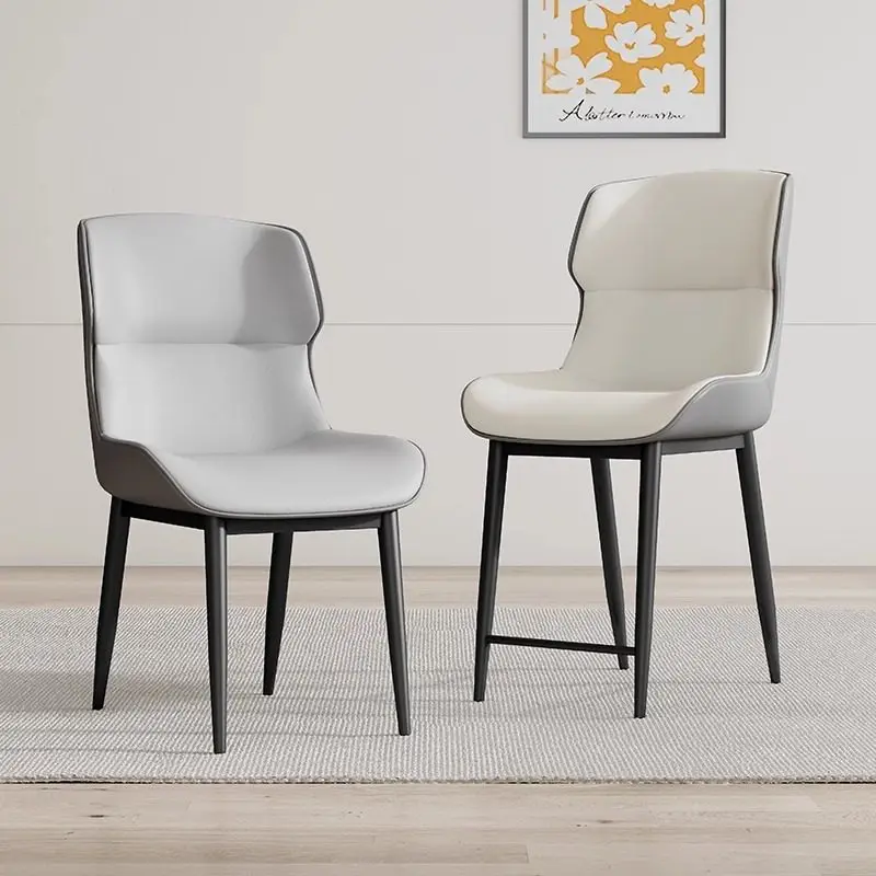 High Chair, High Dining Chair Italian Simple, Comfortable Backrest Stool for Home Use