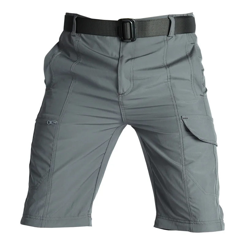 Herren Konvertierbare Zip-Off Cargohose Outdoor Leichte Schnelltrocknende Hose Frühling Herbst Casual Angeln Wandern Camping Hose – Detail 11