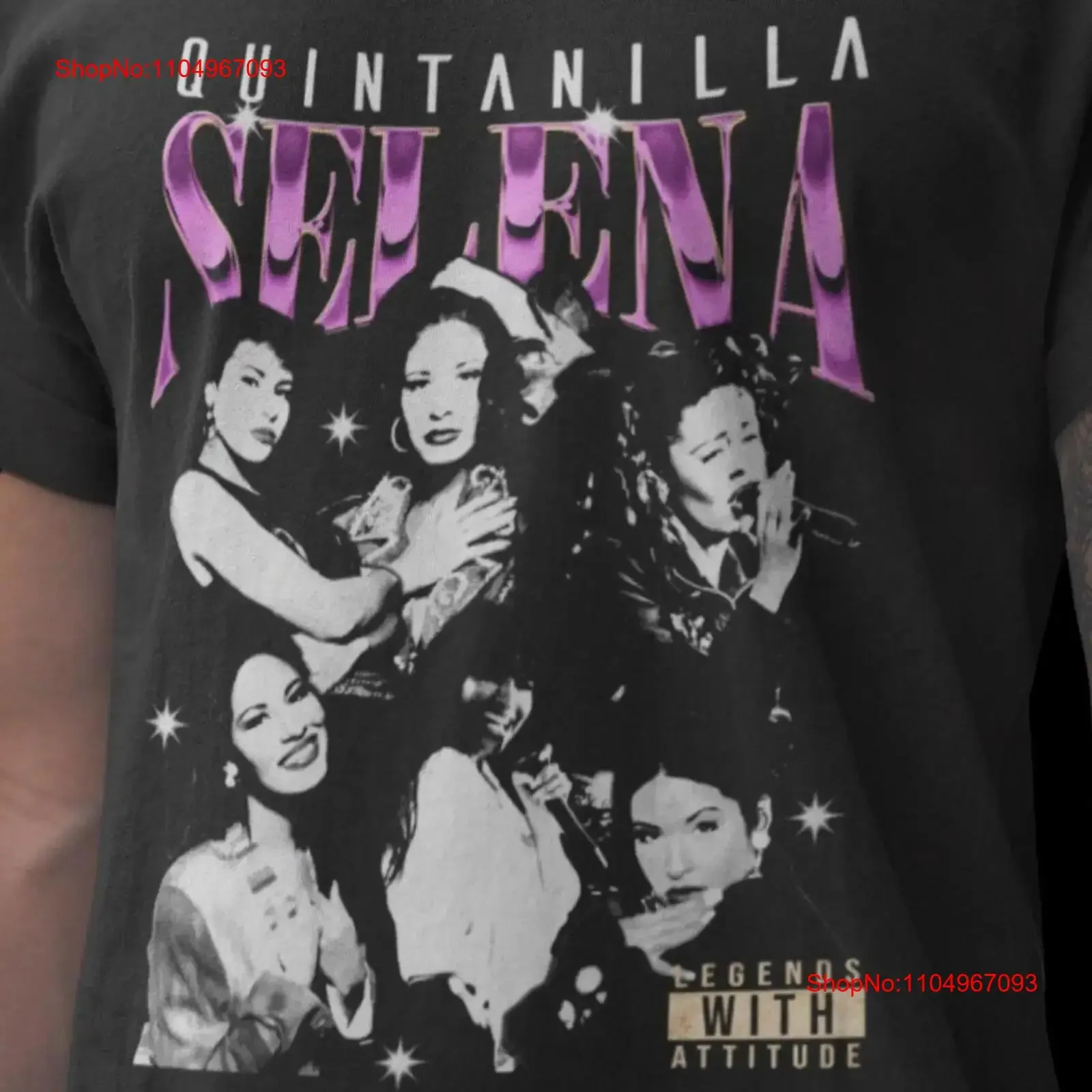 

Selena Featured Quintanilla, белая или черная хлопковая футболка, винтажная стираная мужская модная слегка уличная одежда, растянутая повседневная одежда