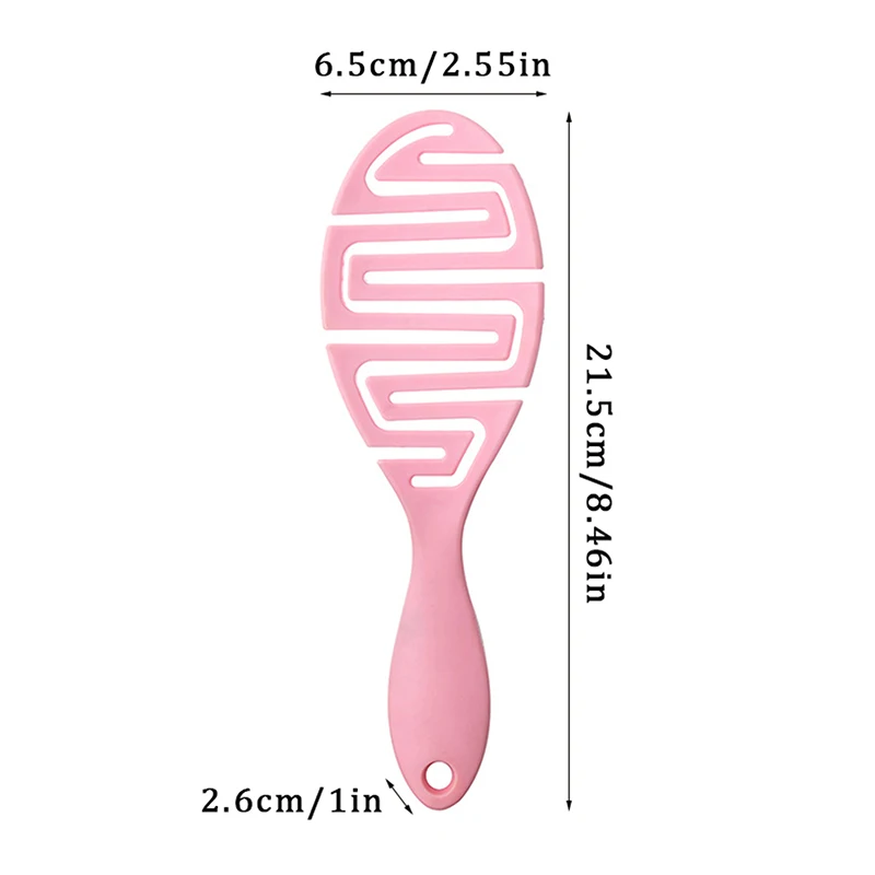 Hollow Out Hair Brush Scalp Massage Combs Hair Styling Detangler Fast Blow Drying Detangling Tool Wet Dry Curly Hair