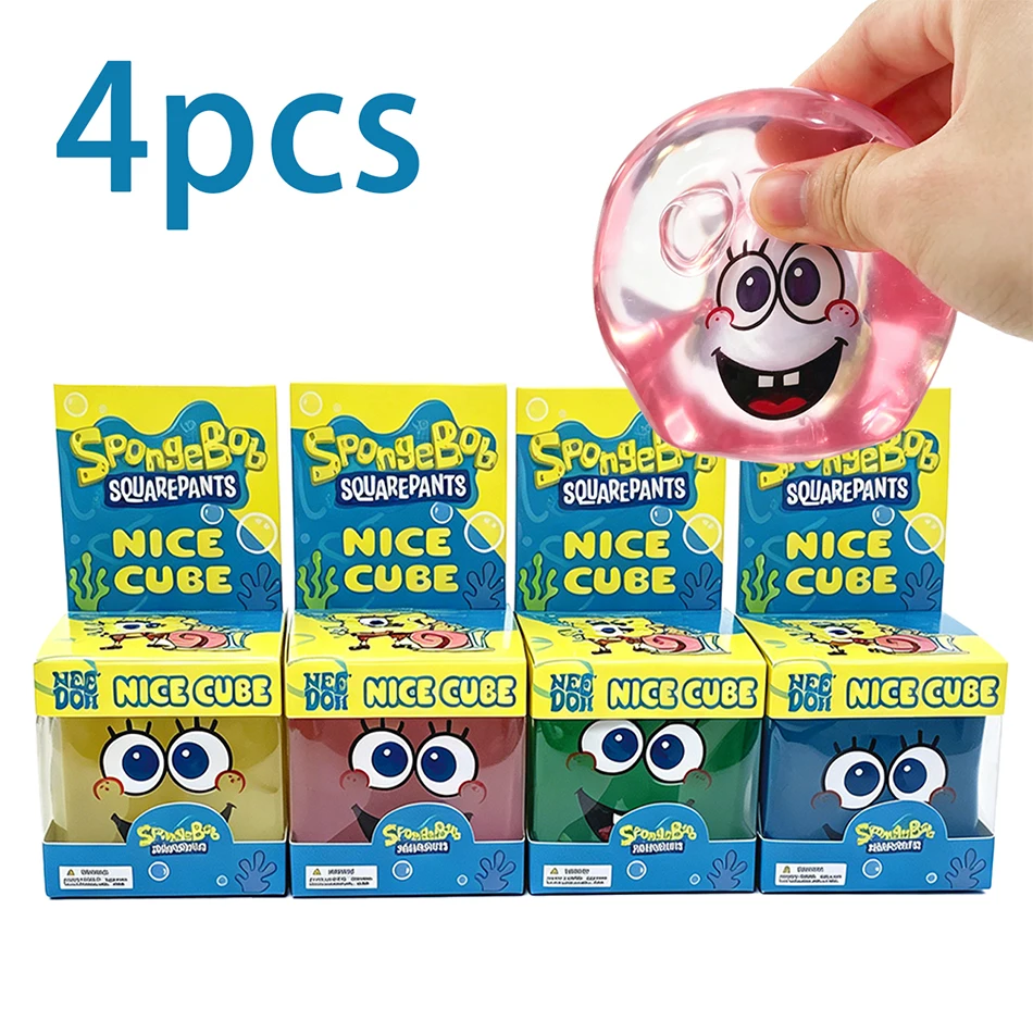 Juguete Antiestrés Squishy de Bob Esponja BaoBao, Cubo de Azúcar de Maltitol, Juguete Sensorial de Compresión de Rebote Lento, el Más Vendido