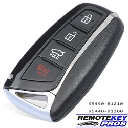 DIYKEY 95440-B1210 / 95440-B1200 for Hyundai Genesis 2015 2016 2017 Smart Remote Key 4 Button 433MHz ID47 Chip Fob