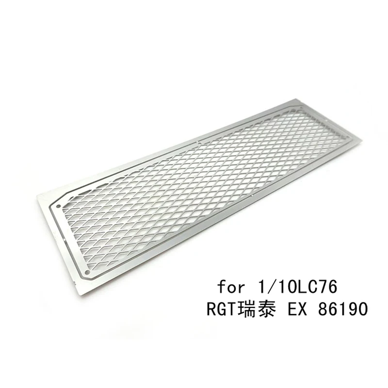 Front Air Intake Metal Mesh Etched Sheet for 1/10 RC Crawler Car Traxxas RGT LC76 EX86190 Diy Parts Model