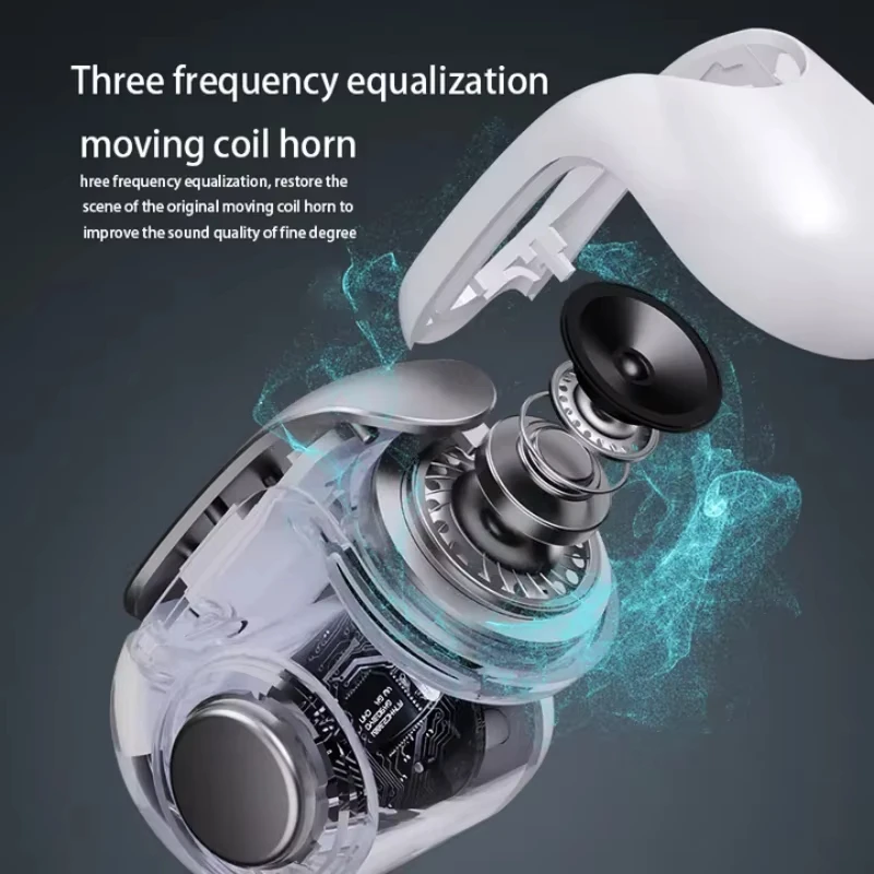 Auriculares Bluetooth inalámbricos V12 con orejas con clip; para deportes, sin caídas; Auriculares estéreo para todos los teléfonos inteligentes