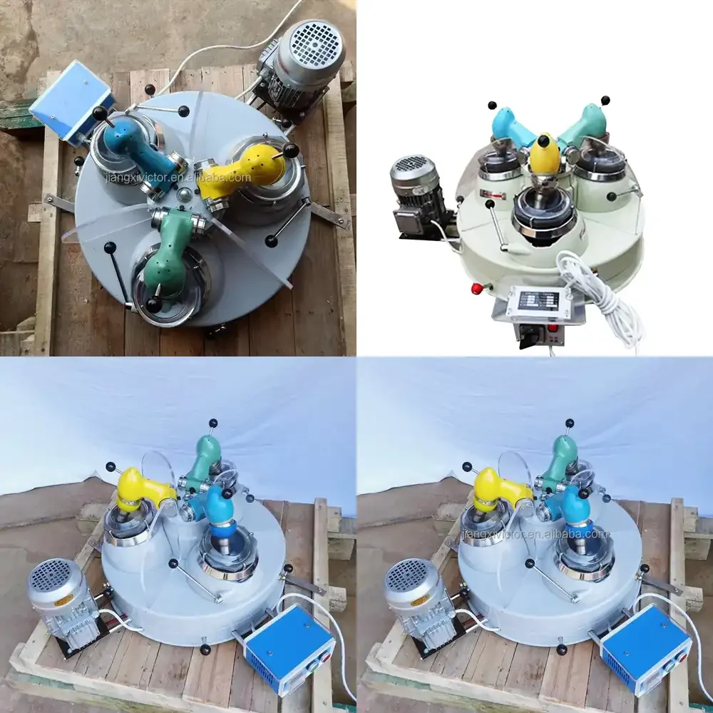 

Автоматическая дробилка-измельчитель Rock Grinder 3-в-1: агатовый ступок и пестик для высокочистых материалов