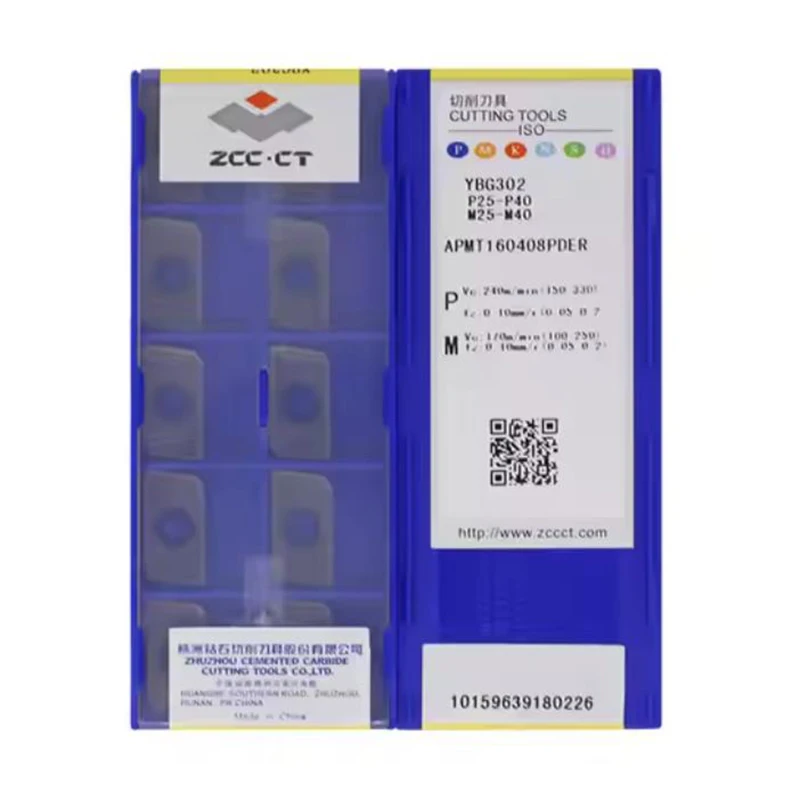 ZCC.CT APMT1135PDR APMT160408PDER APMT11T3PDR-M APMT1604PDR-M YB9320 YBG202 YBG205 P20M P20T YBG102 Carbide Insert APMT Inserts