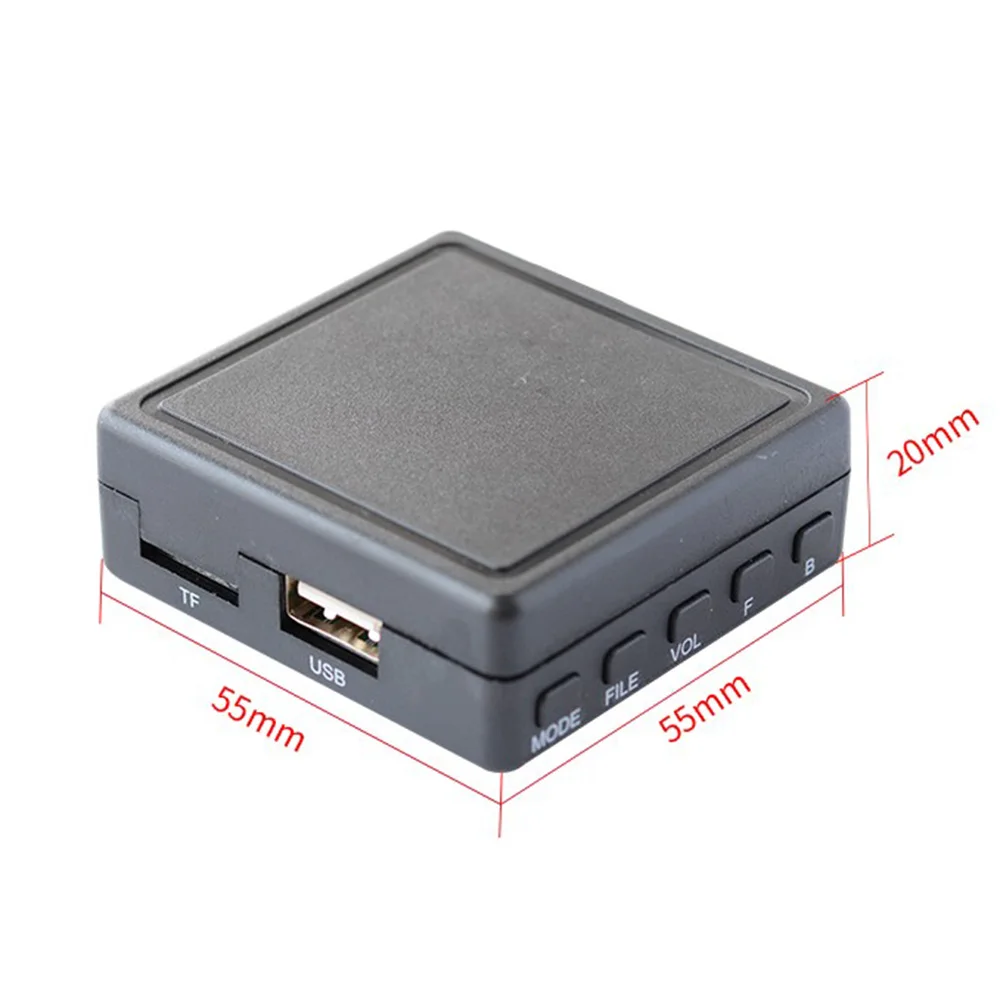 12Pin Car Audio Adapter for Ford 6000CD Radio with AUX USB TF and Microphone Support for Smartphone and Tablet Audio Integration
