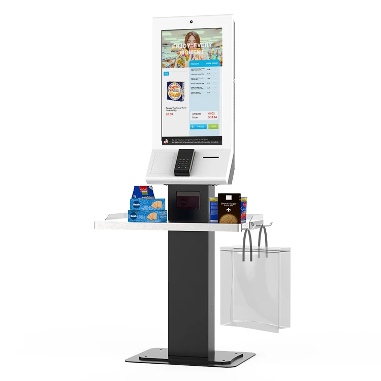 Independent self-payment device Interactive grocery store/supermarket self-checkout kiosk