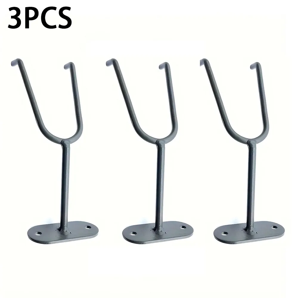 

3PCS Gravity Feed Paint Spray Gun Holder Stand Sprayer Fixed Bracket Wall Bench Mount fit for Standard Pot Hook Booth Cup