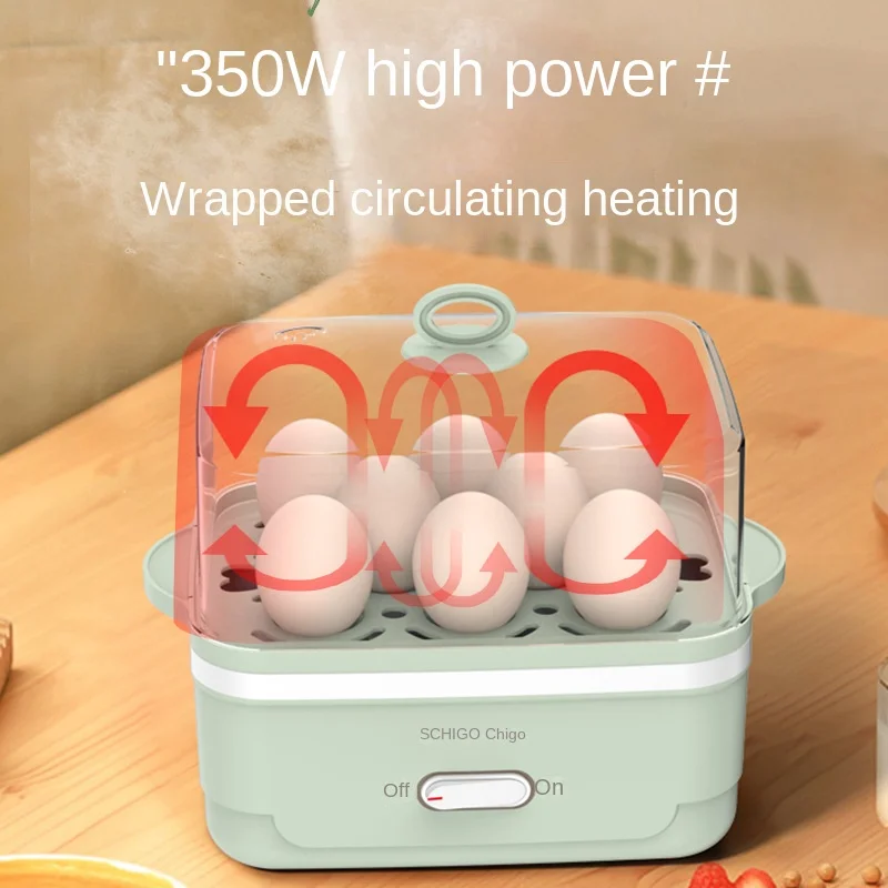 Vaporizador de huevos multifuncional, máquina de desayuno automática, fallo de energía, pequeño mini dormitorio, para el hogar