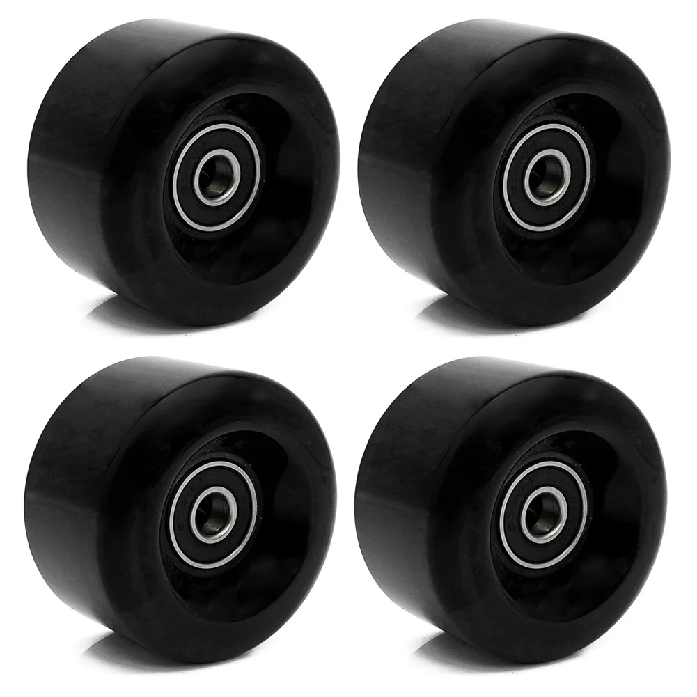 NEUE 4 Stück Skate-Räder PU verschleißfeste Räder für Schlittschuhe Rollschuhe Skateboard – Detail 1
