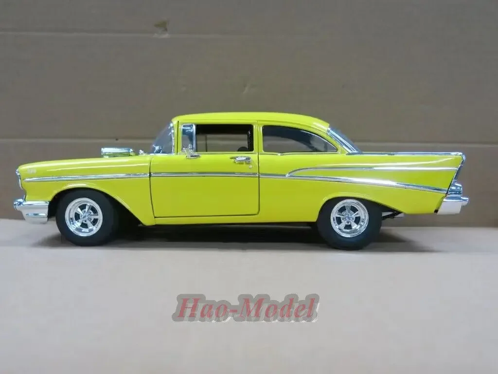 ACME 1/18 For Chevrolet Bel Air-Hamilton 1957 Alloy Diecast Simulation Car Model Birthday Gift Hobby Display Collection Ornament