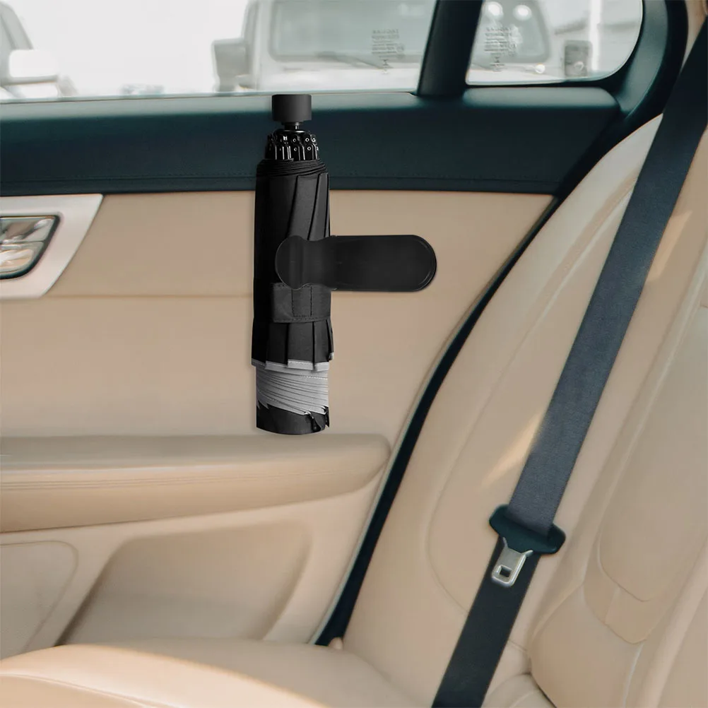 

2pcs Car Stand Portable Holder NonSlip Durable Plastic Hangers Car Umbrella Holder Trunk Bracket Storage Rack Organizer