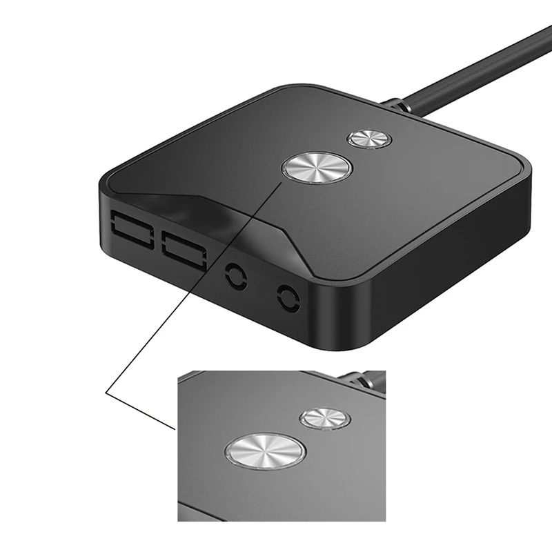 Computer Desktop Power Switch External PC Host Power Supply On/Off Push Button Switch, No USB Port Easy To Use