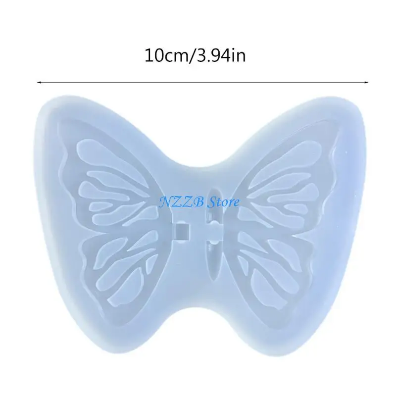 T21F Diy Kristall Dreidimensionale Große Schmetterling Ornamente Anhänger Silikon Form