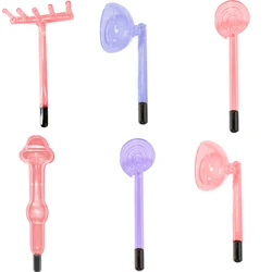 4 Types High Frequency Facial Machine Electrotherapy Wand Glass Tube Skin Tightening Device Beauty Products Anti Wrinkle