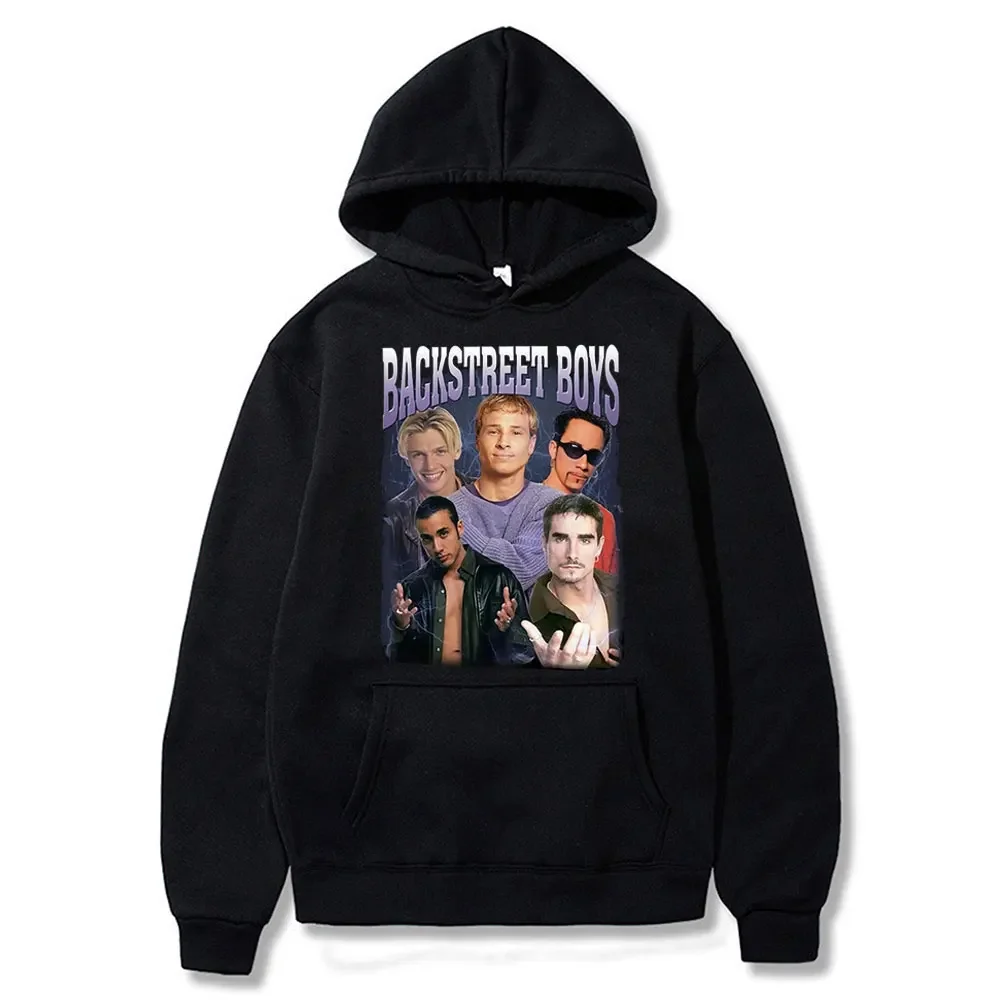 90s Classic Vintage Backstreet Boys Band Hoodie Men Women Hip Hop Rock Hooded Sweatshirts Oversized Streetwear Tracksuit