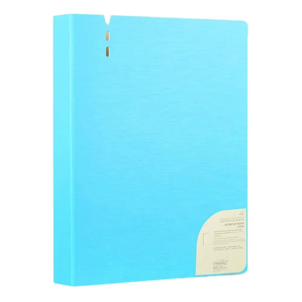 Easy Clean Document Box Waterproof Document Folder Portable File Organizer Thickened Plastic Folder for Papers Pp A4 D-shaped