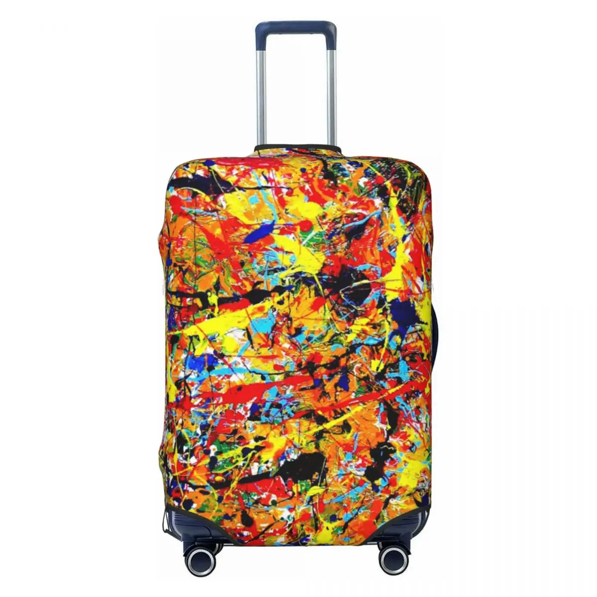 Custom Colorful Pop Art Abstract Camouflage Graffiti Luggage Cover Protector  Travel Suitcase Protective Cover for 18-32 Inch