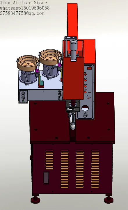 Usun Model : ULYP-518   8 Tons  Deep Throat Hydraulic Fastener Insertion Press Riveting Machine with Top and Bottom Auto Feeder
