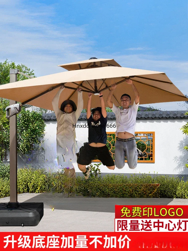 Shade Outdoor Umbrella Courtyard Villa Garden Terrace Sun shed Stall Outdoor Roman Umbrella