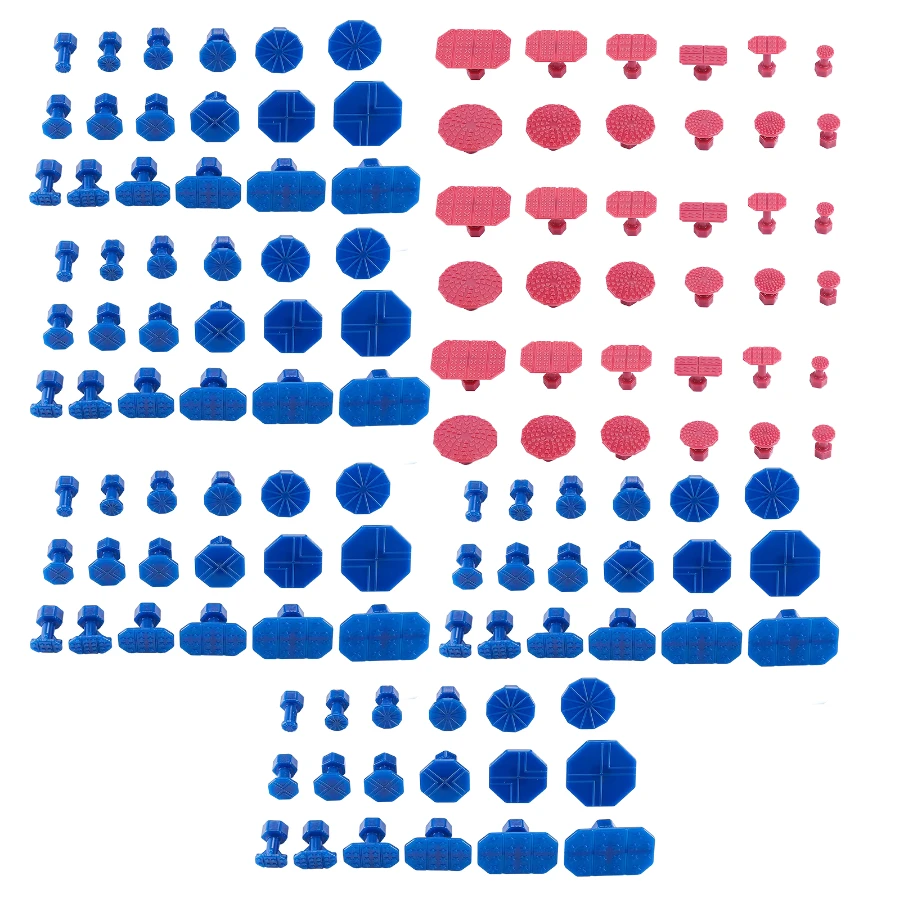 

60/90/120Pcs New Glue Pulling Tabs Car Body Dent Removal Pulling Tabs Paintless Dent Repair Tools Glue Puller Tabs Set