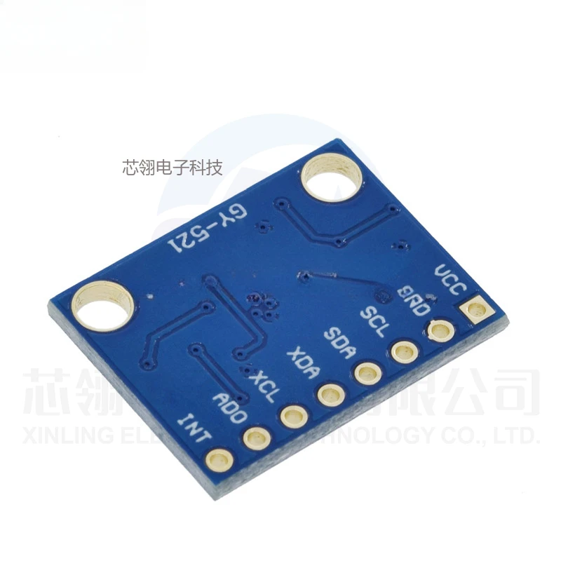 MPU-6050 modulo giroscopio a accelerazione triassiale 6DOF GY-521 con schema schematico del codice piastra placcata in oro